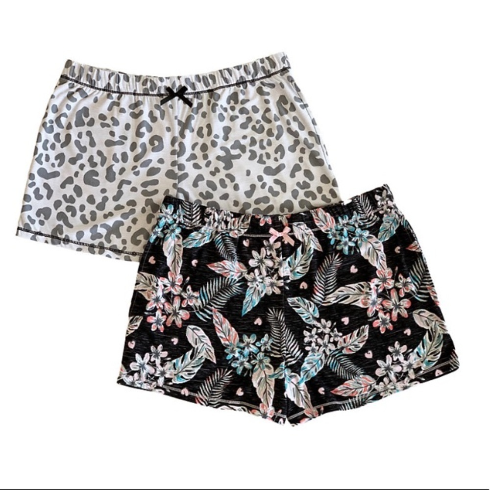 WOMANS Roudelain 2 pack pj/lounge shorts size large